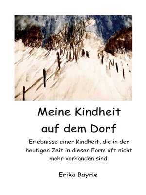 cover image of Meine Kindheit auf dem Dorf